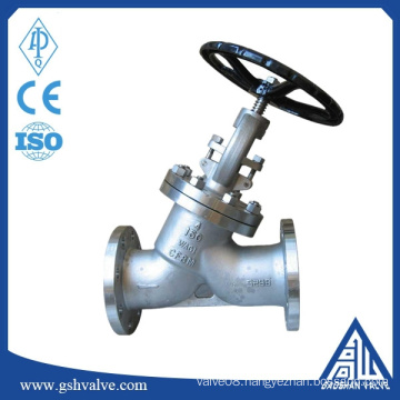 stainless steel y-pattern glove valve